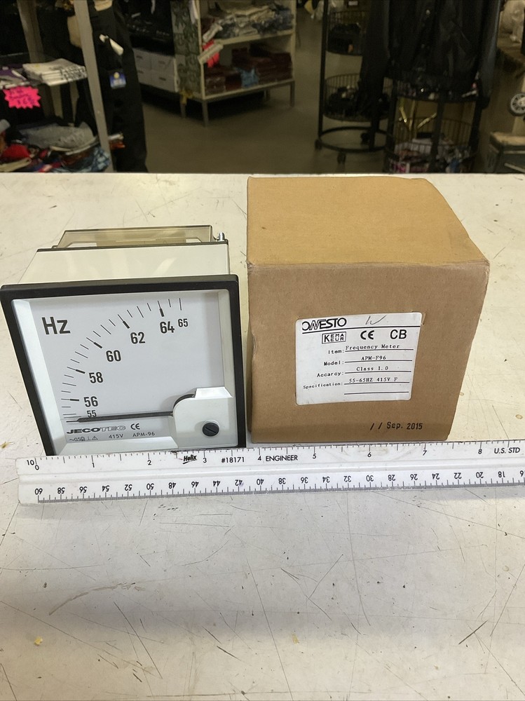 Frequency Meter Jecotec Model # APM-F96. 415 Volts