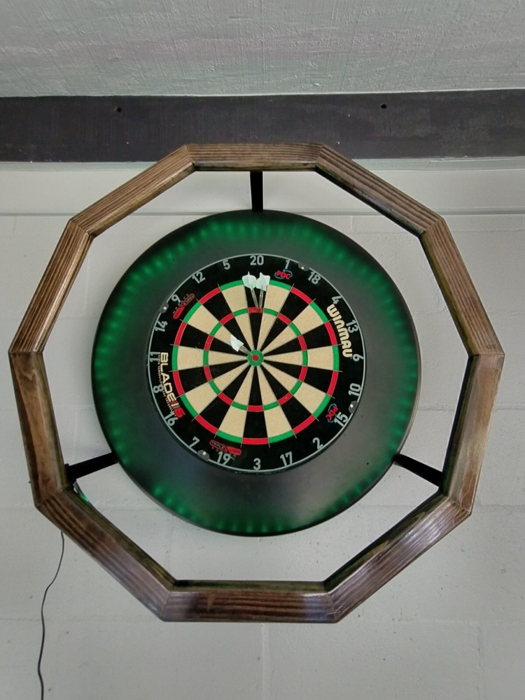 Custom Lighting System - Steel Tip dart Board