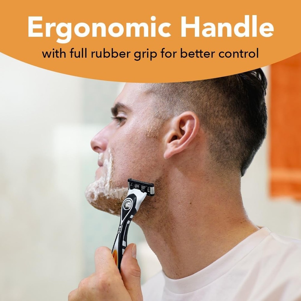 12 Refill Bic Flex 5 Refillable Razor Cartridges for Men Smooth & Comfortable