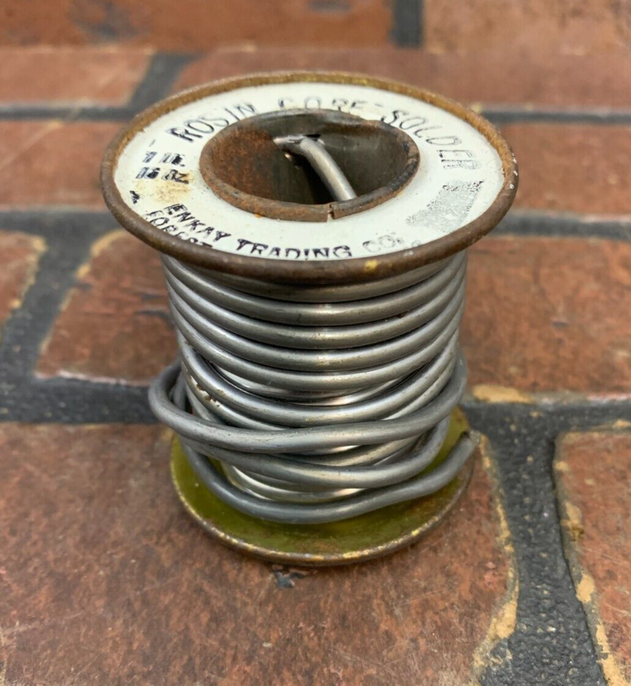 Rosin Core Solder Vintage Roll 14oz