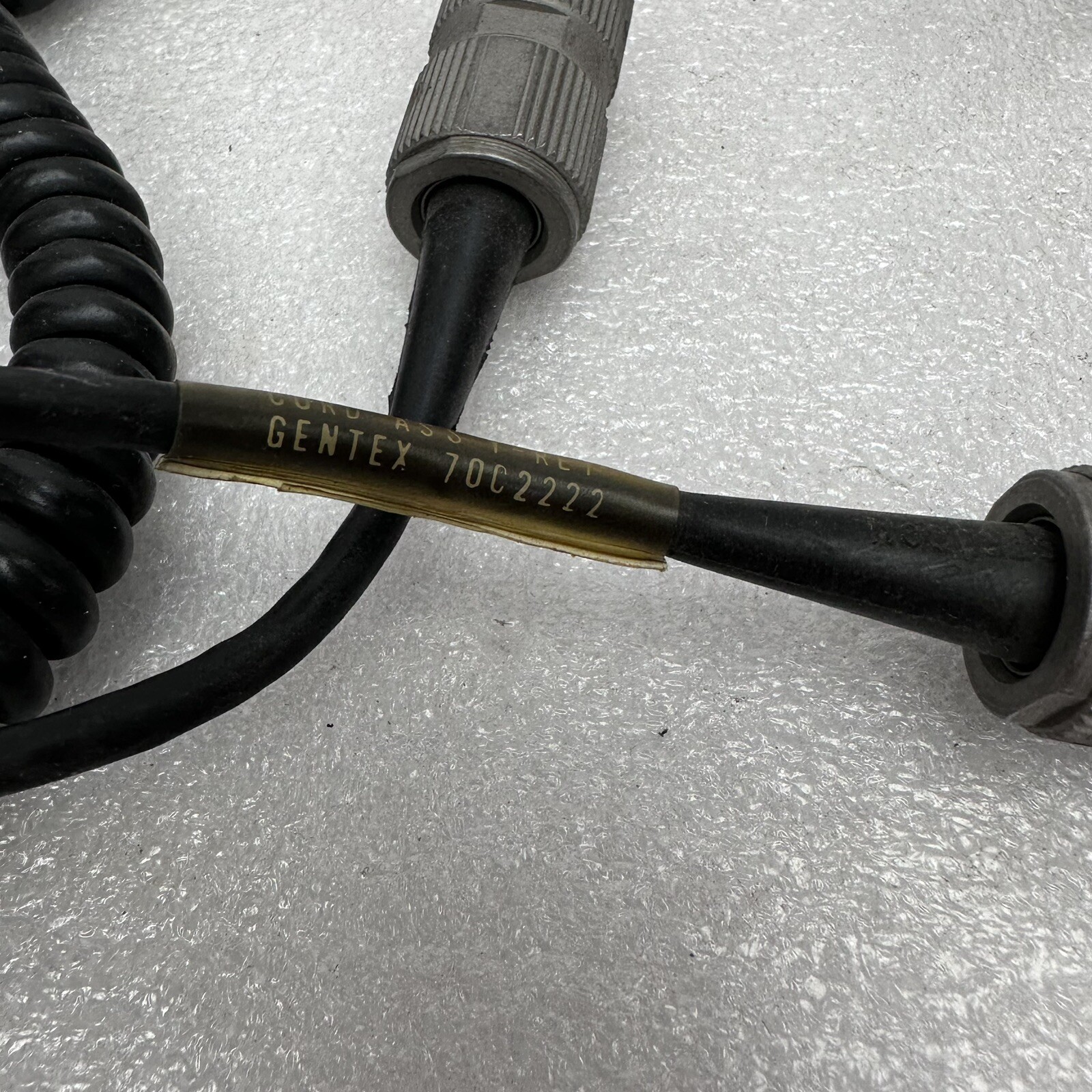 CVC Crewman Helmet VIC-3 Communication Cable w/ U229 Military Radio Bailout Plug