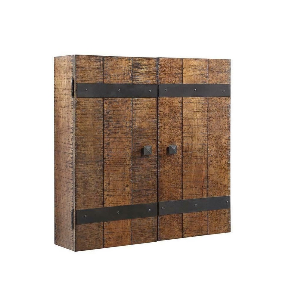 Drifter Solid Wood Dartboard & Cabinet Set