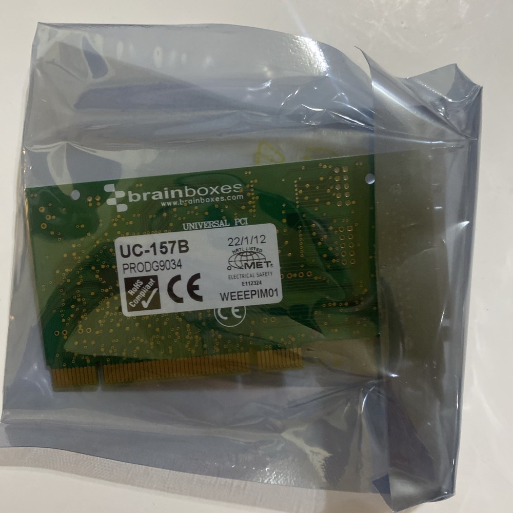 Brainboxes Universal PCI UC-157 Low Profile Parallel Port Printer PCI Card