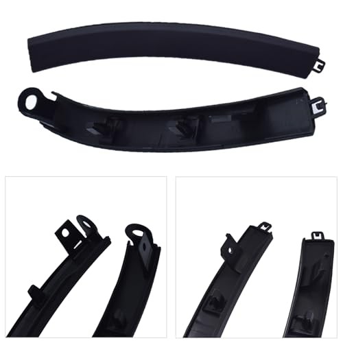 Front Bumper Filler Trim Black 2 Pcs Left & Right Side Replacement for 2007