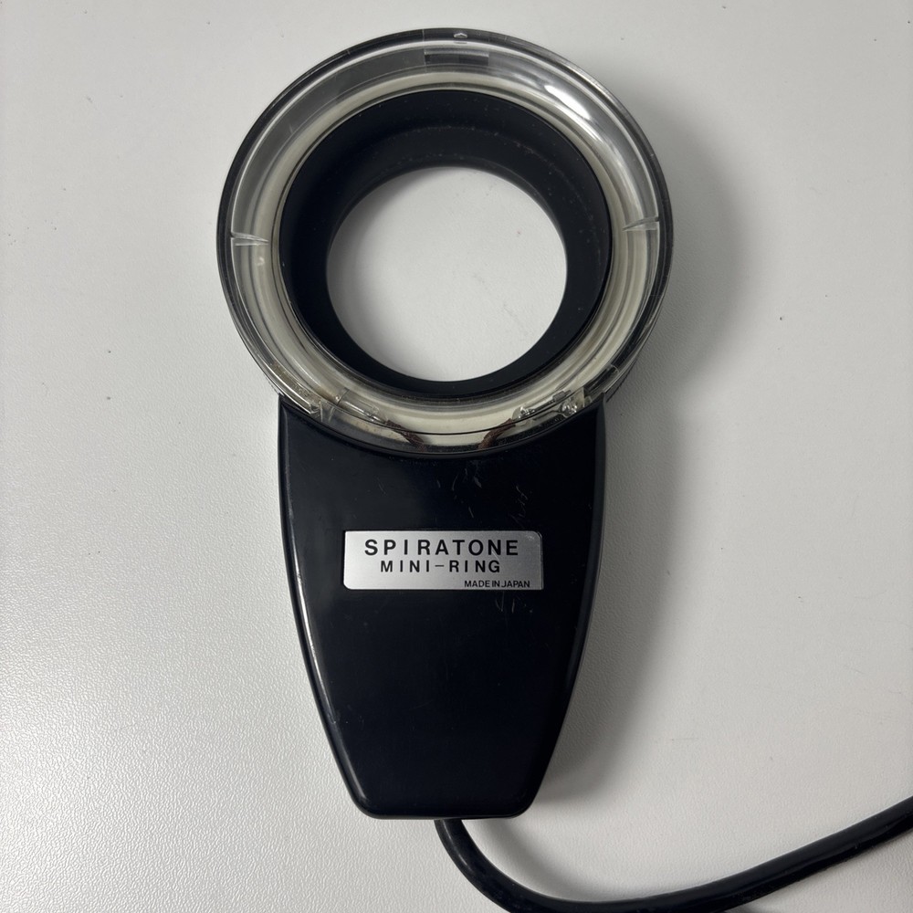 Vintage Spiratone Mini-Ring Camera Flash Set Mount Tested