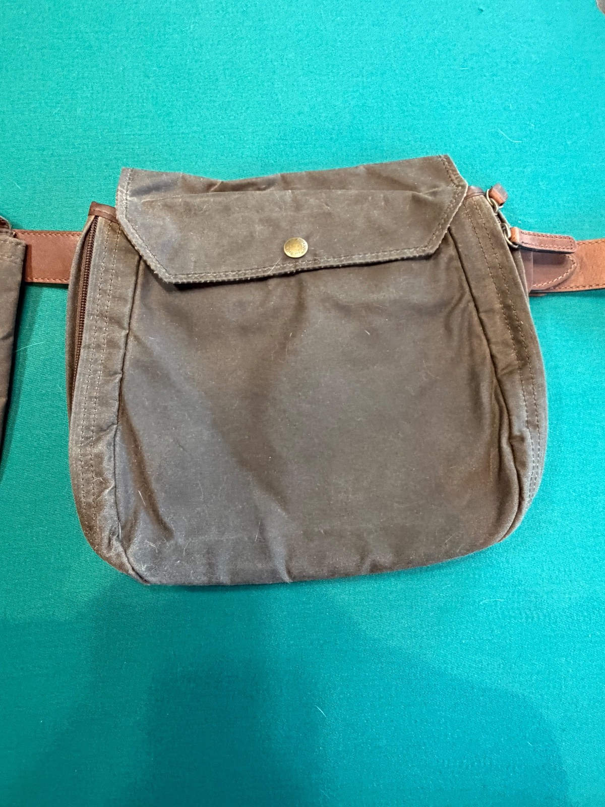 Tom Beckbe Shotgun Shell Pouch Bag - Dark Green Canvas - New and unused