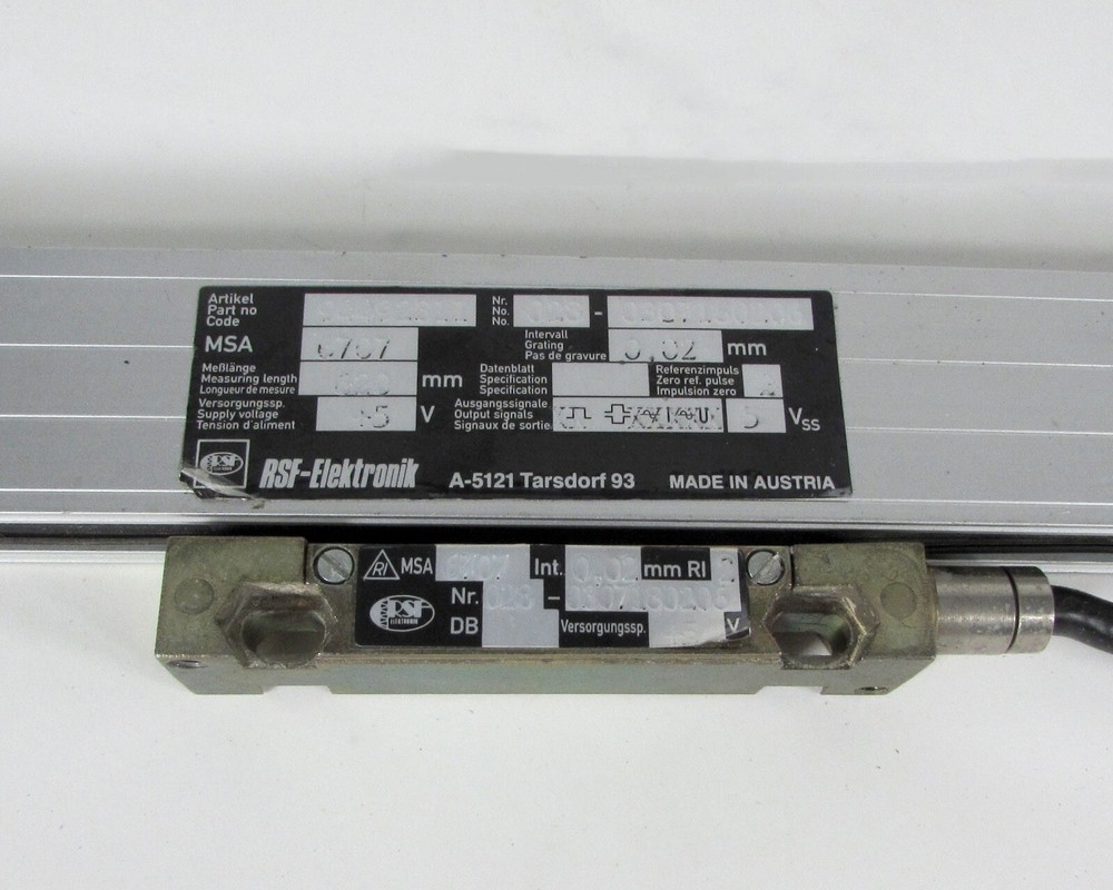 RSF Elektronik A-5121 Tarsdorf 93 linear Scale/Linear Encoder