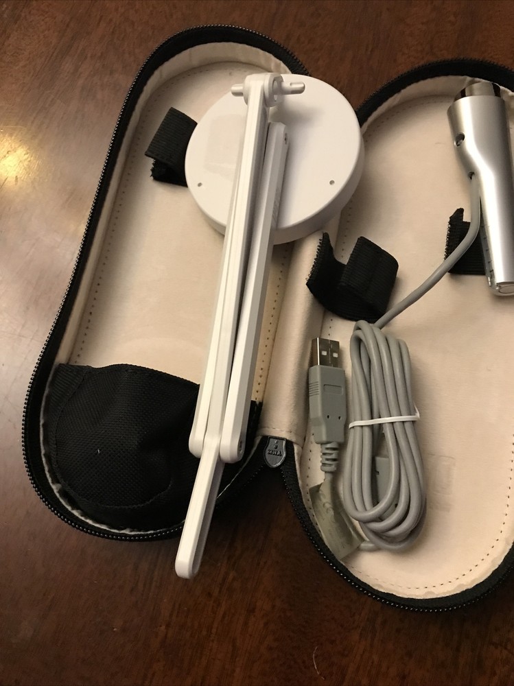 IPEVO CDVU-03IP Point 2 View USB Document Camera w/ Stand - Tested Gray White