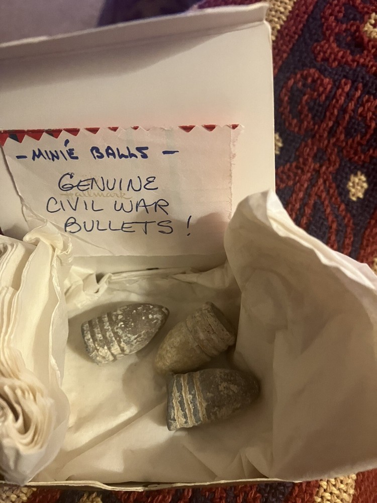 civil war carved bullets