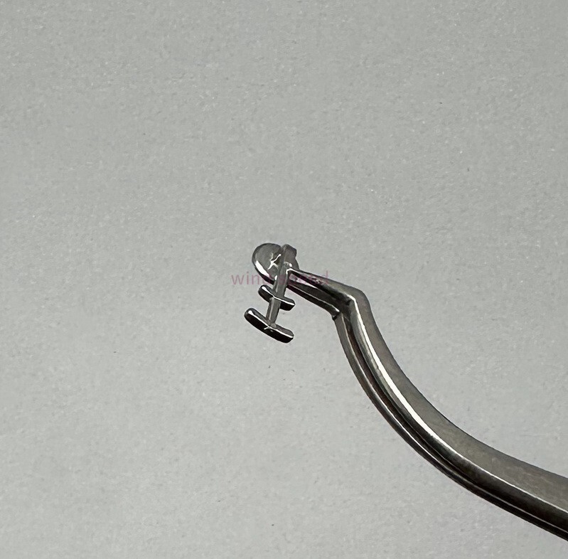 10pcs Dental Ortho Bondable Lingual Button Multi-hook Arms Braces Crimpable Hook