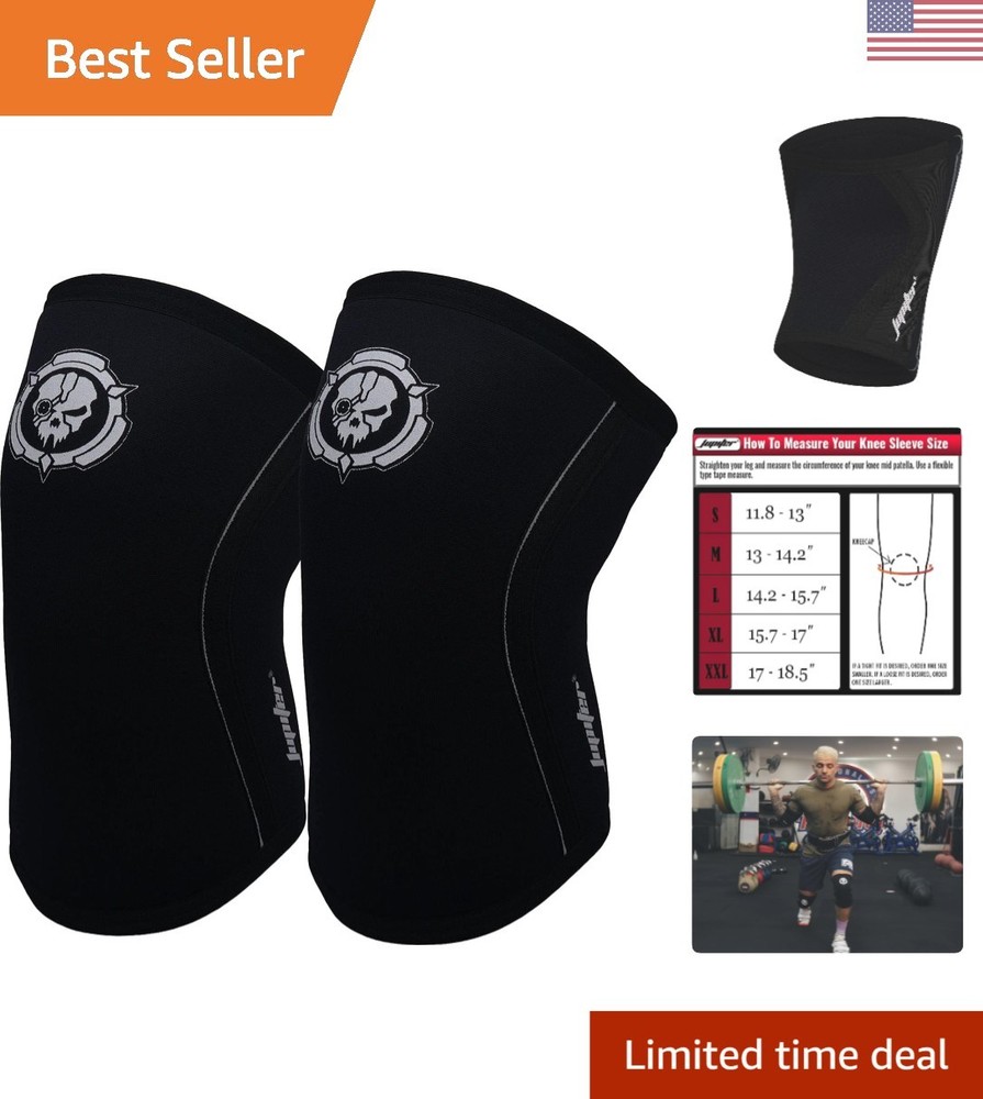 Supportive Compression Knee Sleeves - Enhance Performance & Protect Joints