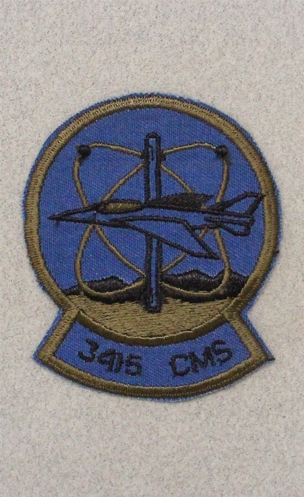 USAF Air Force Patch: 3415th Component Maintenance Squadron - subdued 3819