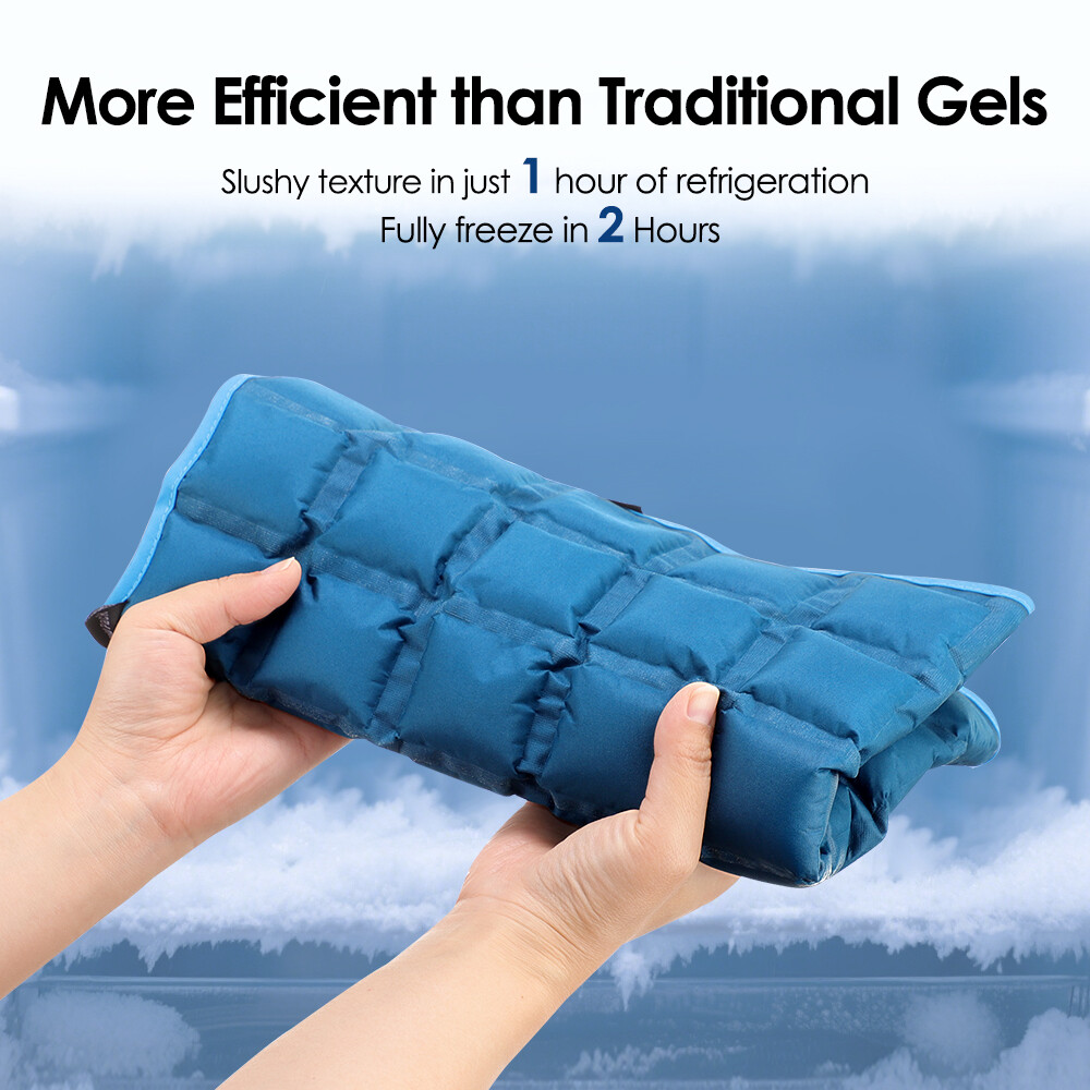 Extra Large Gel Flexible Back Ice Packs for Injuries Reusable 13”x 22” Cold Pack