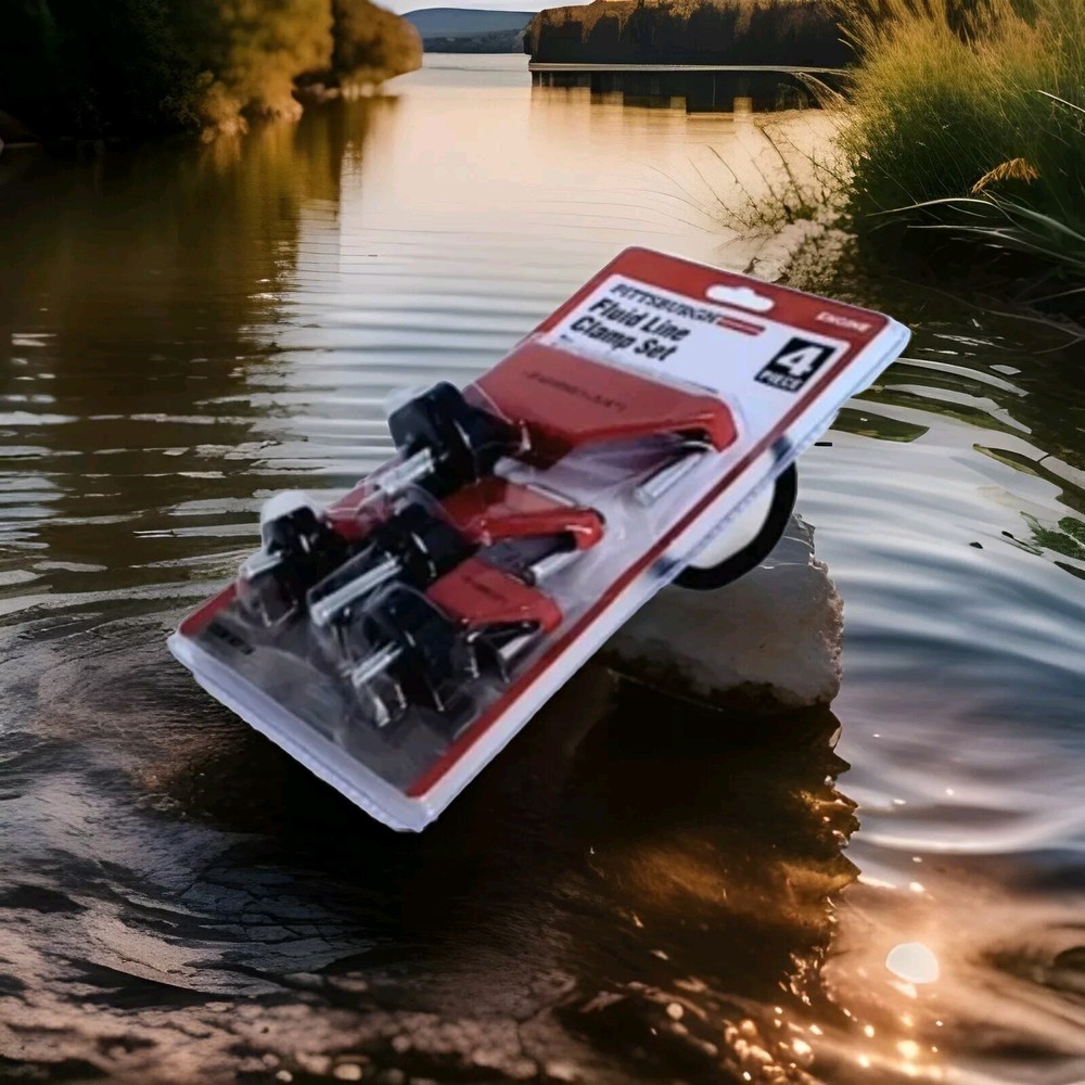 Pittsburgh Fluid Line Clamp Set 4pc