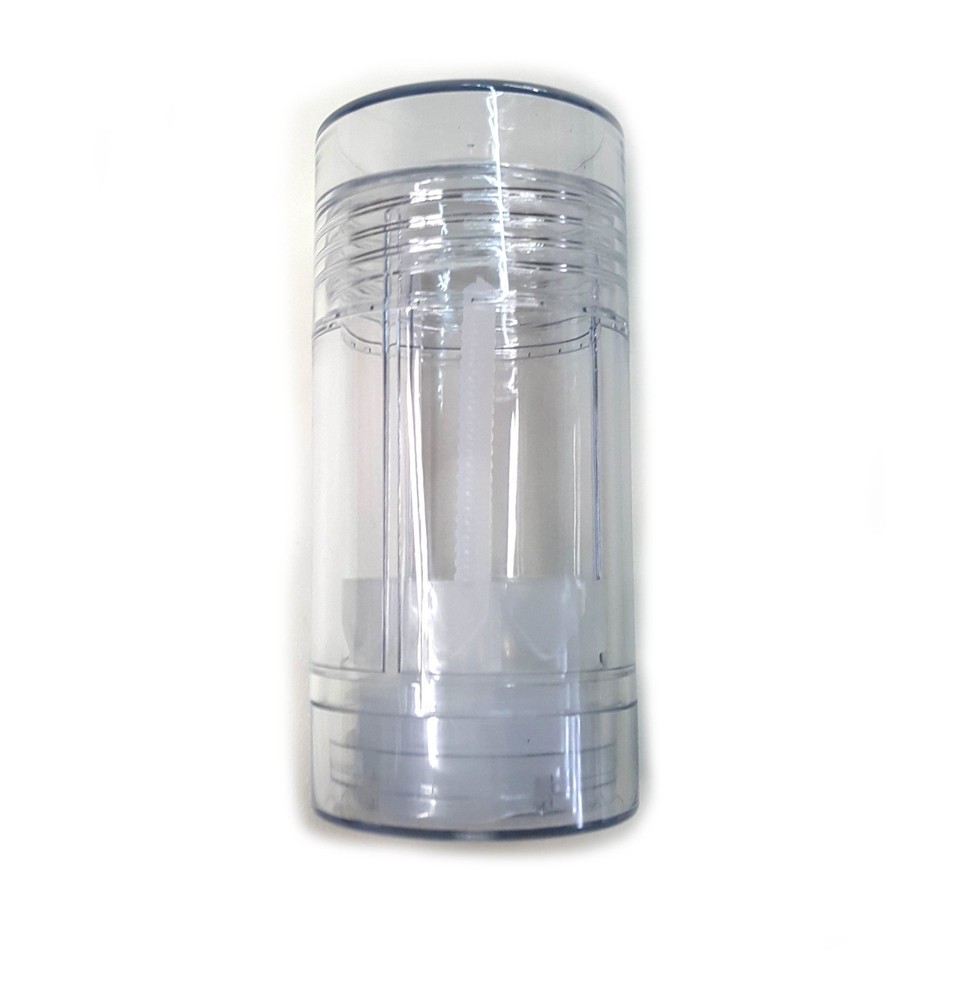Empty Plastic Deodorant Containers - (Fancy) Reusable, Bottom-Fill 2.0 oz