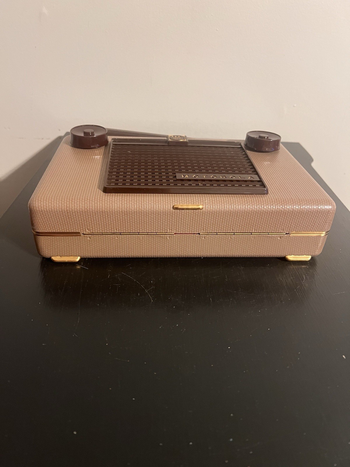 1955 Motorola Model 55BIU Portable Tube Radio Tested And Working