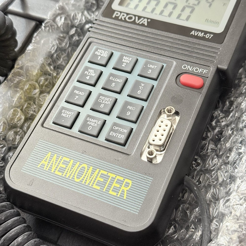 Prova Flow Anemometer AVM-07 Digital Wind Speed Meter