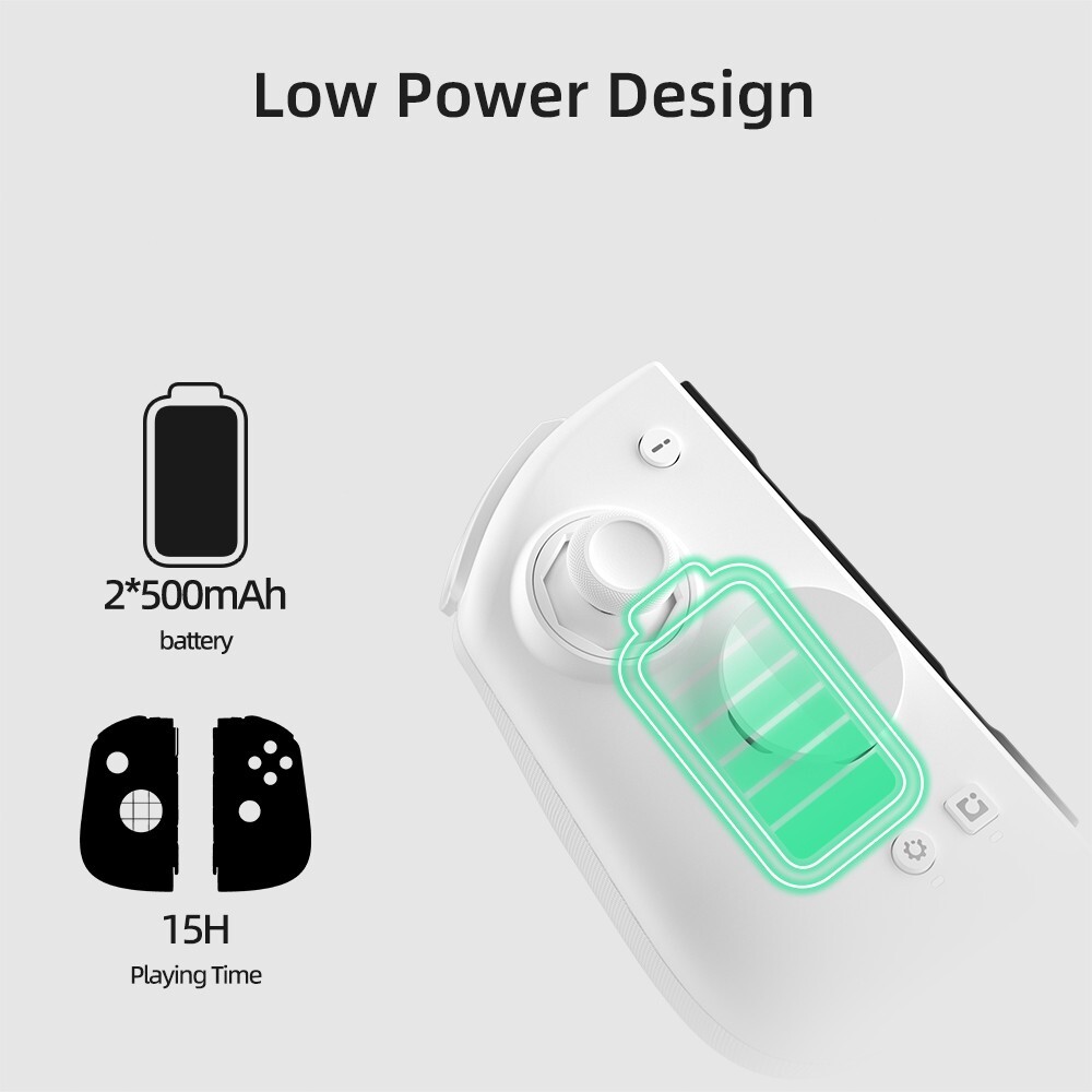 Mobapad M6 HD Joycons Nintendo Switch Controller White