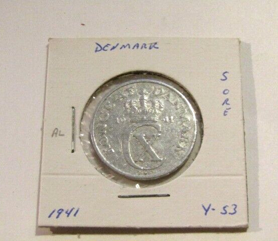 Denmark 1941 5 Ore Coin
