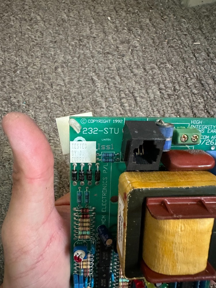 MCM electronics T232-v2.3 security panel 90's Vintage PCB