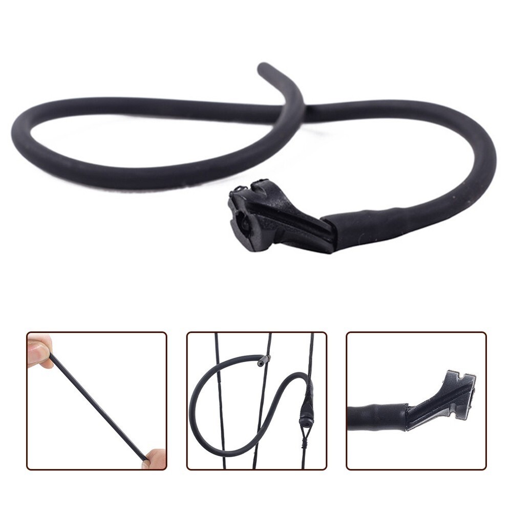 High Strength Rubber Compound Bow Sight Black Color Lightweight Design