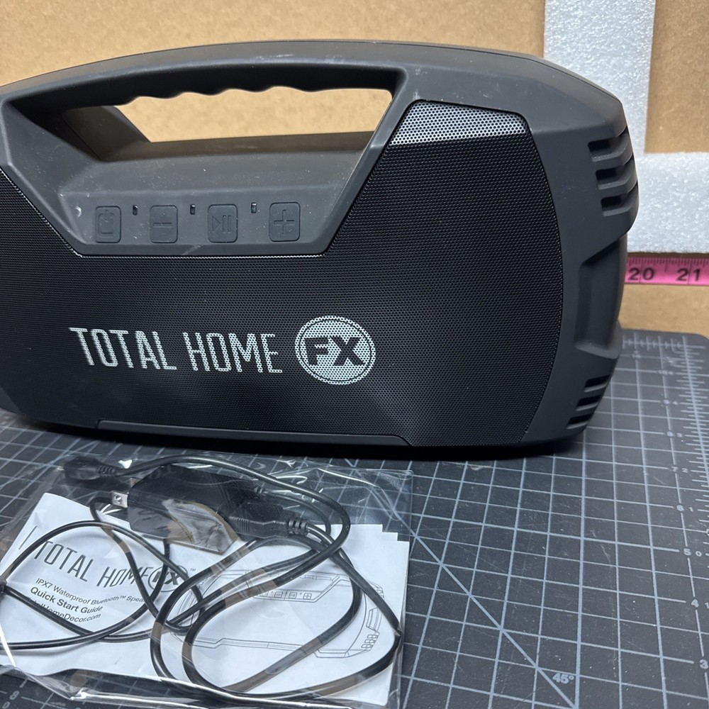 TOTALHOME FX Bluetooth Portable Speaker ￼ Waterproof Wireless ￼
