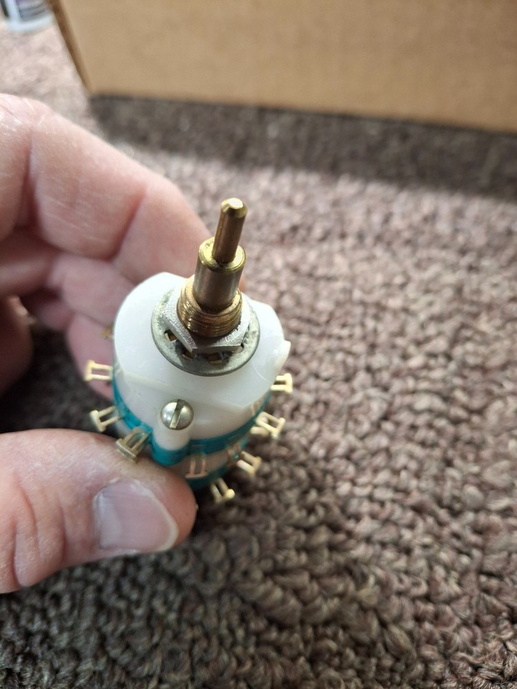 Stackpole Series 100 Concentric Shaft 12 Position Dual 12 Position Rotary Switch