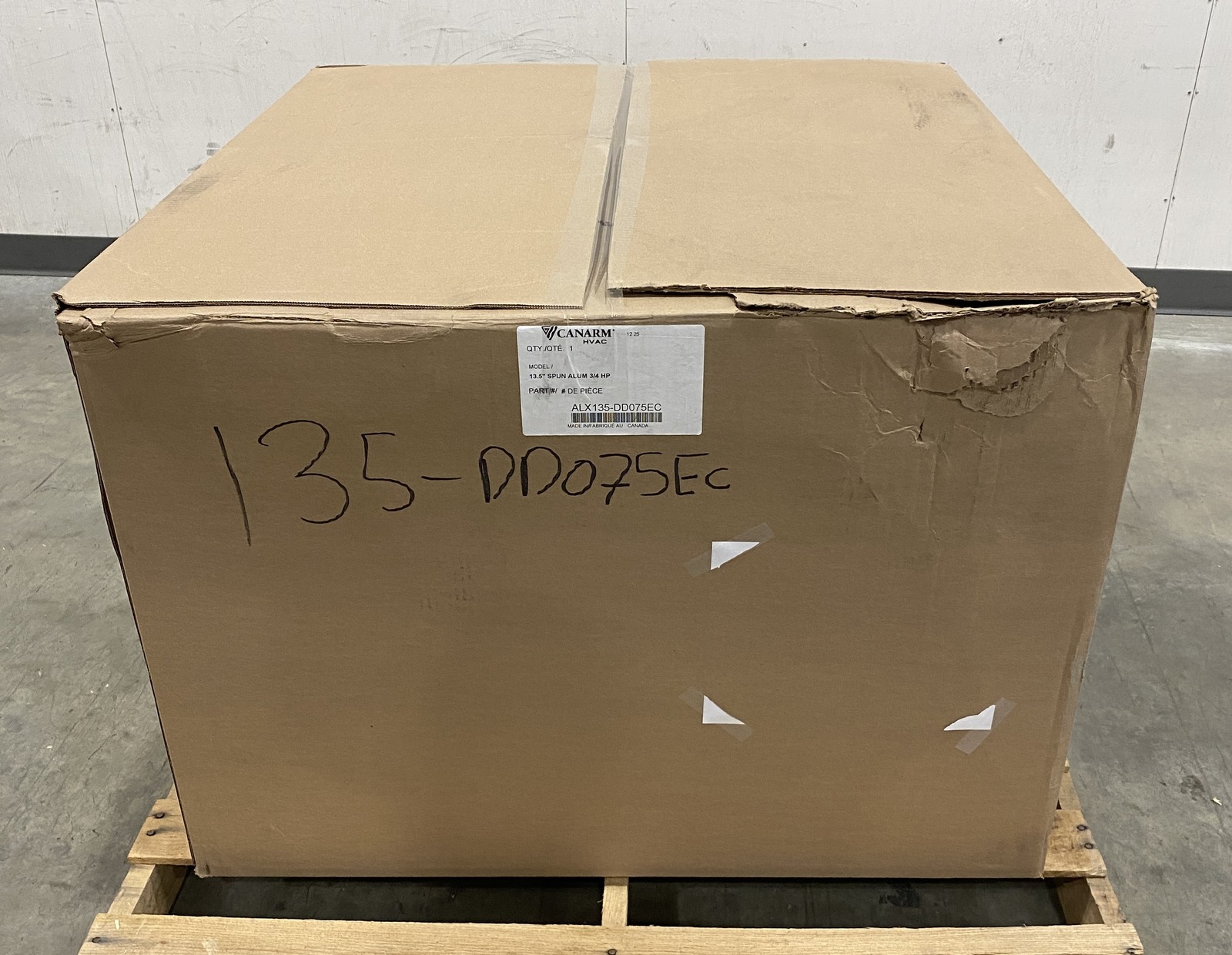 Canarm 13.5” 3/4 HP Downblast Exhaust Fan Direct Drive ALX135-DD075EC