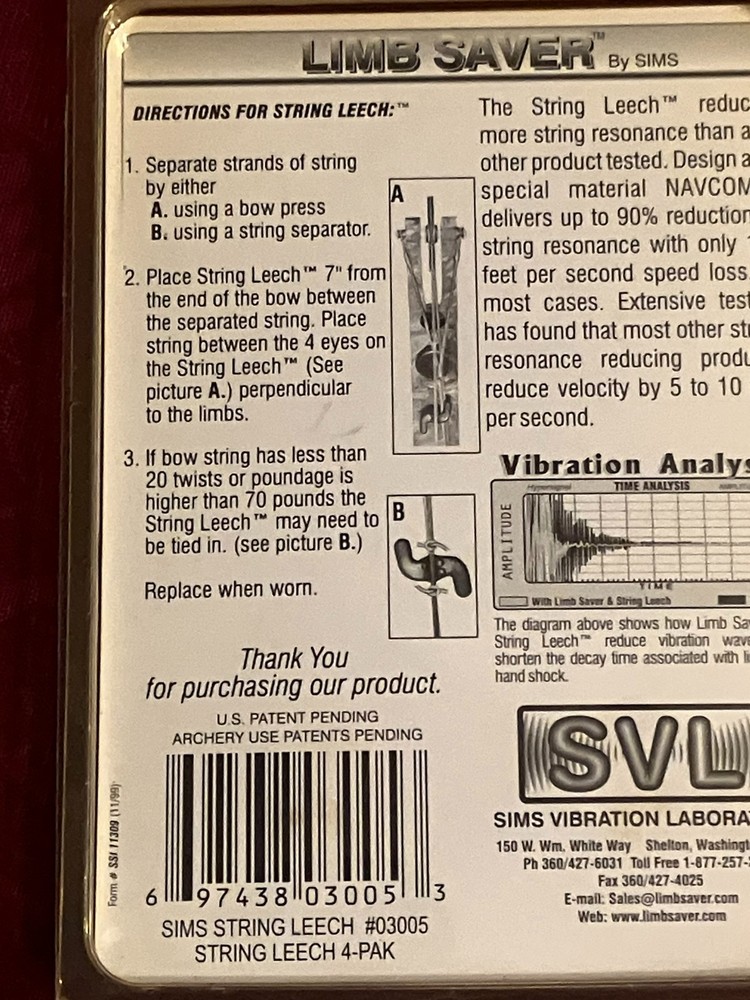 Limb Saver String Leech By Sims Vibration Laboratory