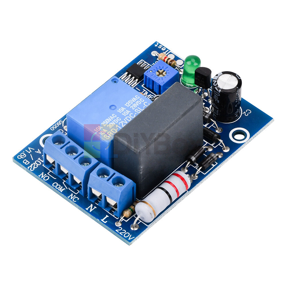 AC220V 0.8W Timing Turn On/Off Timer Delay Switch Board Adjustable Relay Module