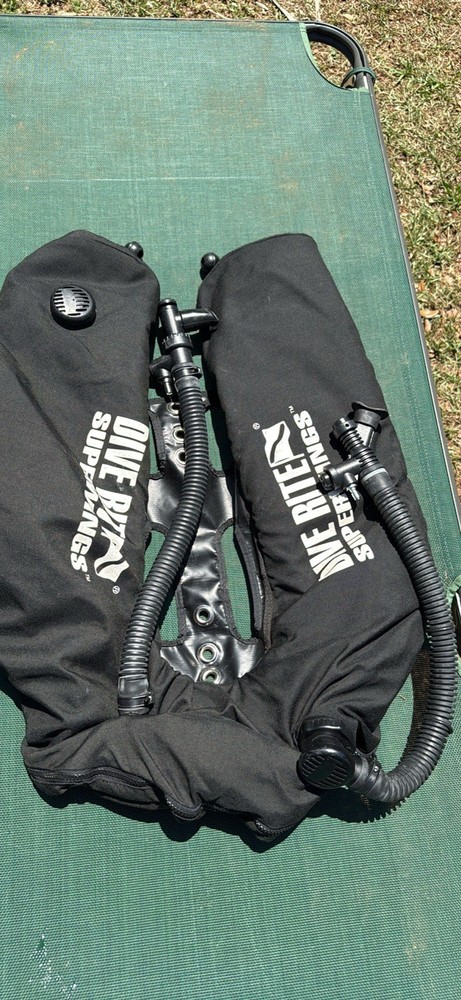 Dive Rite Superwings Scuba BCD Wing Buoyancy Compensator, Black