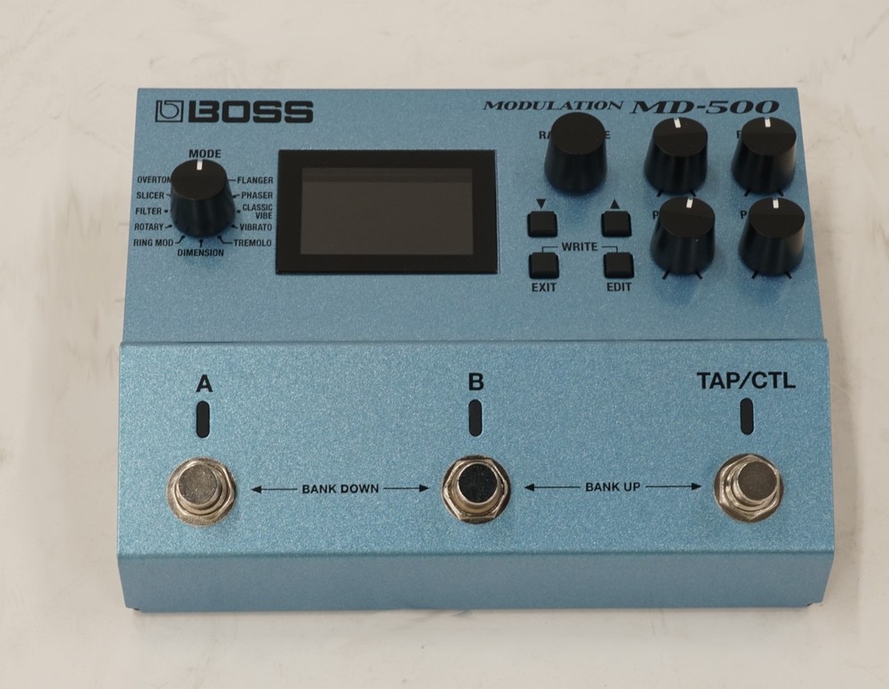 BOSS MD-500 Modulation Pedal with 12 Modes and 28 Modulation Types