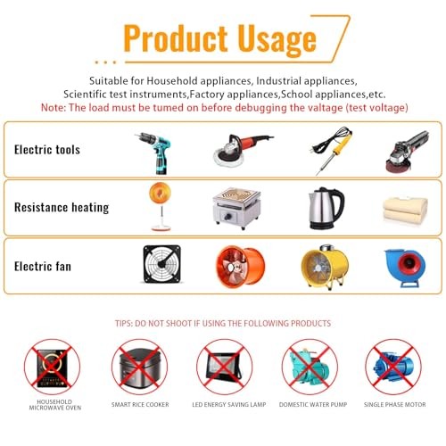 AC Motor Variable Speed Controller & Fan Controller with Rheostat, Variable