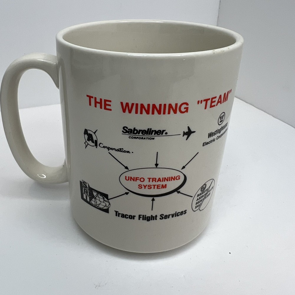 Vintage Naval Air Systems Command Trawing Training Airwing 6 Coffee Mug