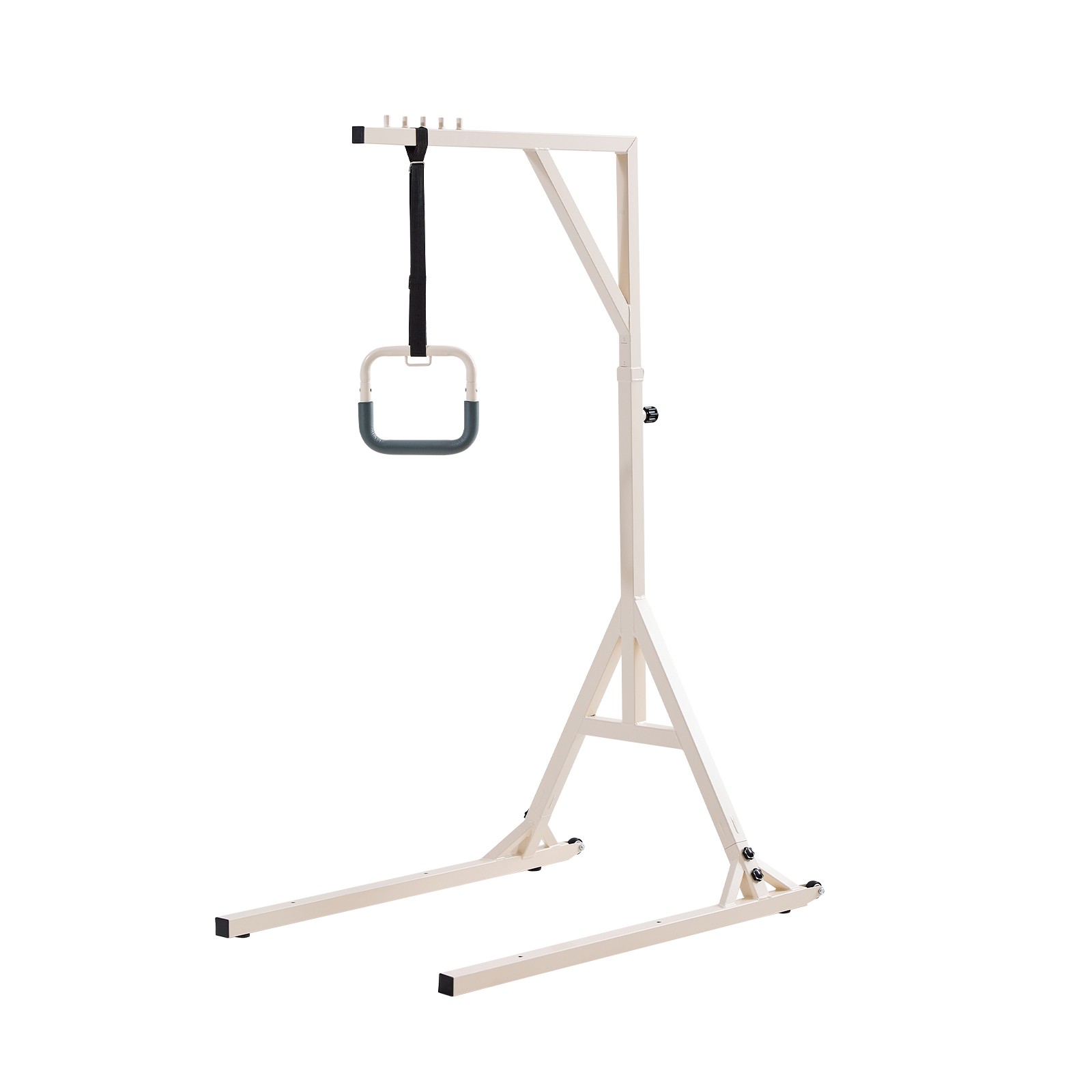 Uimoso Trapeze Bar for Bed Mobility 350LBS Capacity Bed Trapeze with 2 Wheels