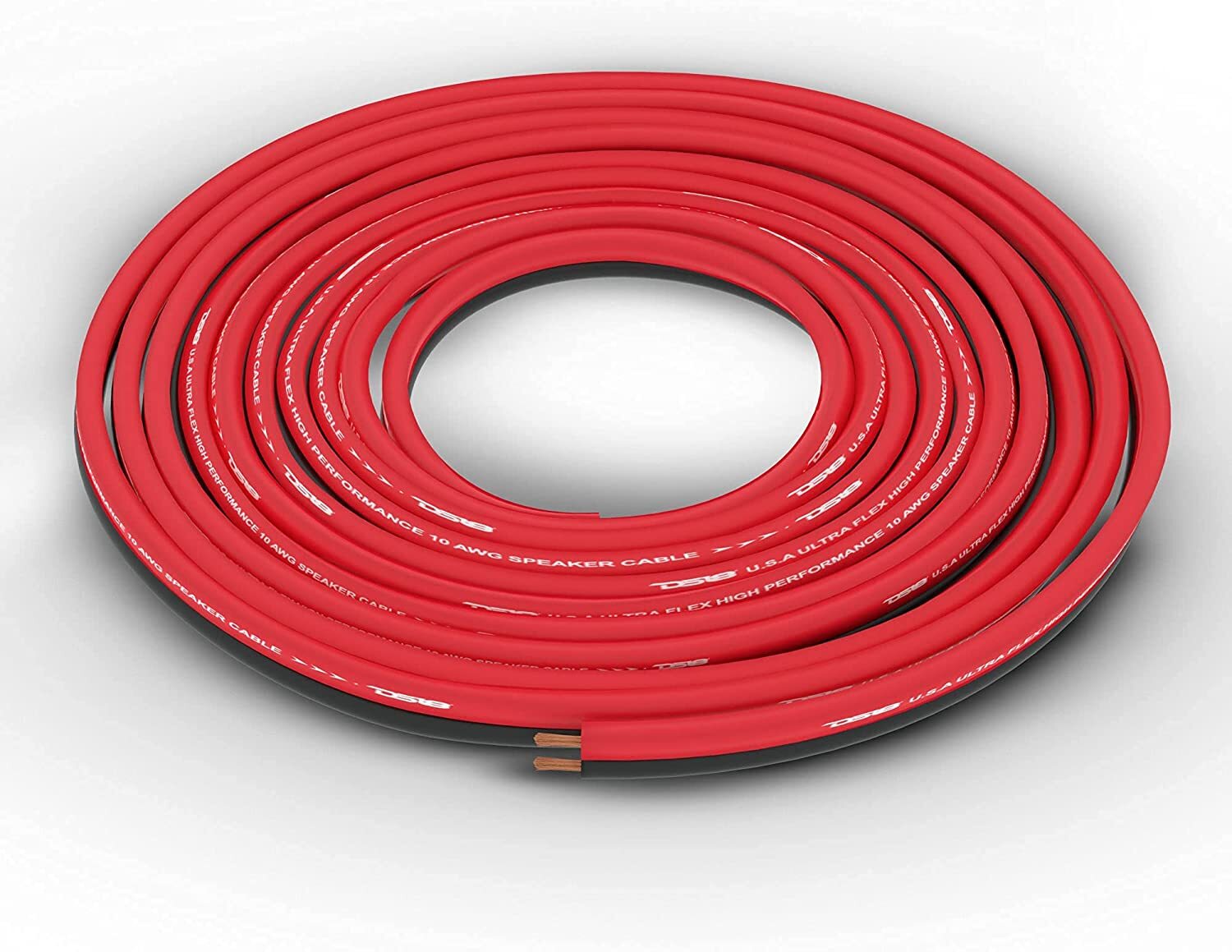 DS18 SW-16GA-100RB 16-GA Ultra Flex Speaker Wire Red and Black 100 Ft