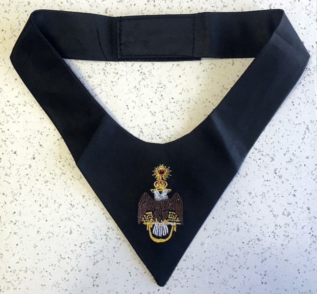 Cravat Necktie - 33rd Degree (Wings Down)