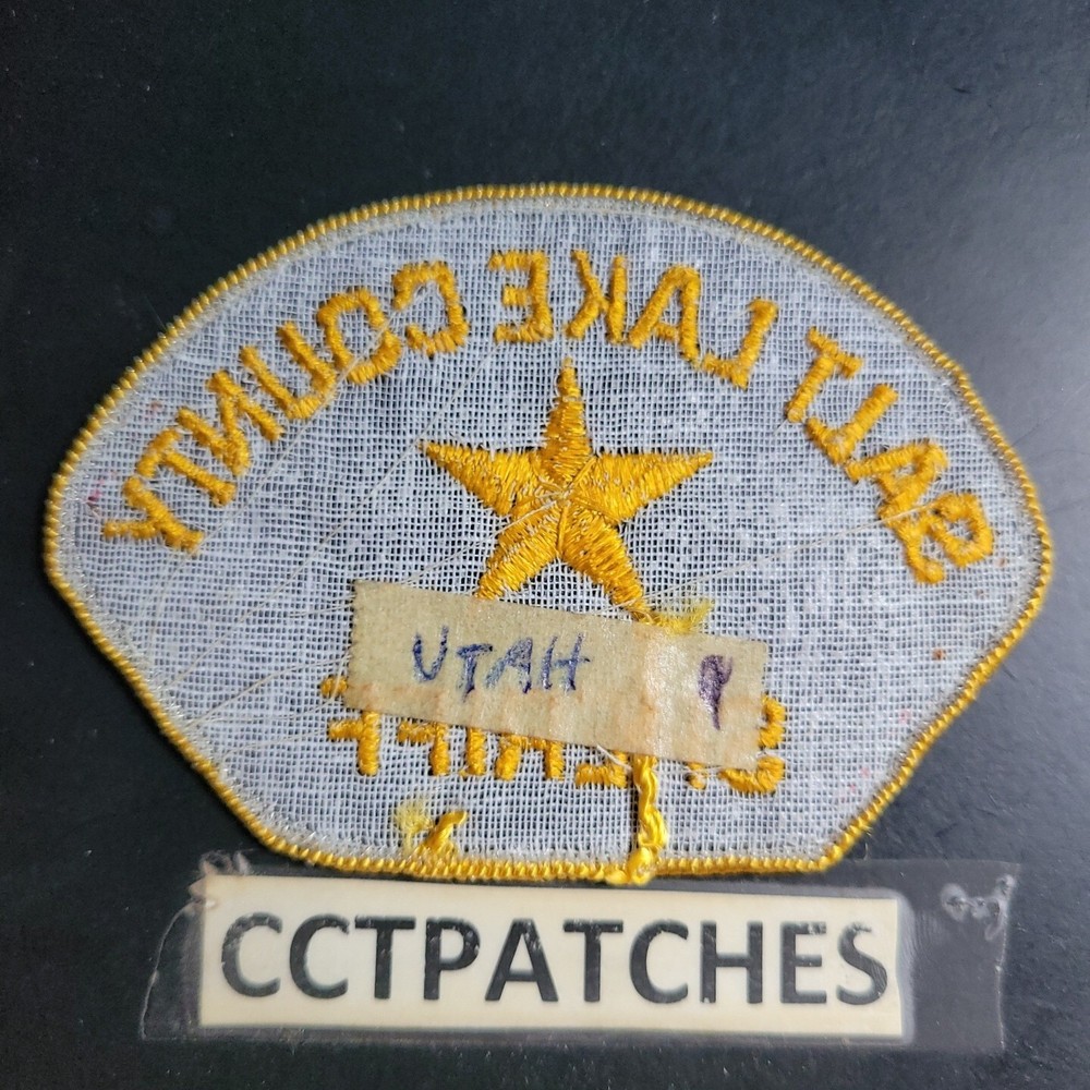 SALT LAKE COUNTY, UTAH SHERIFF SHOULDER PATCH UT