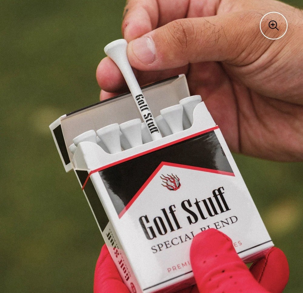 Cigarette Themed Golf Tees- 2 Pack