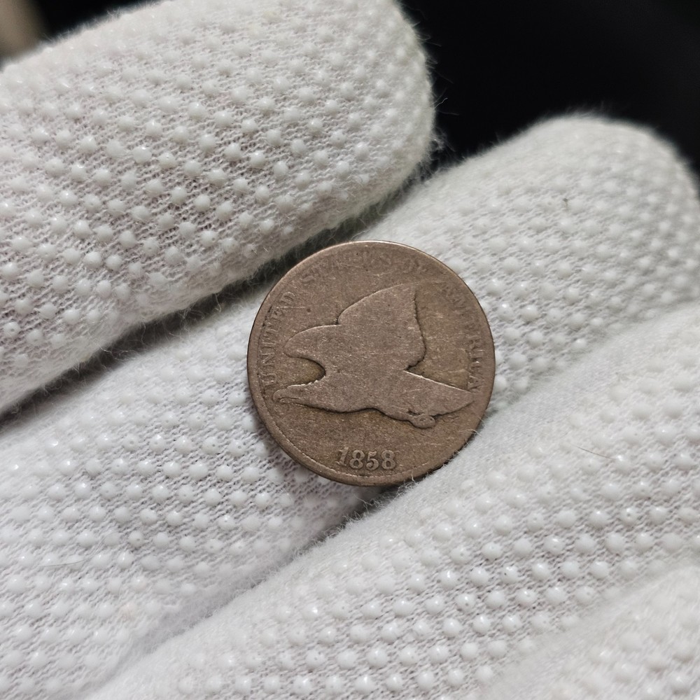 1858 Flying Eagle Cent Large Letters