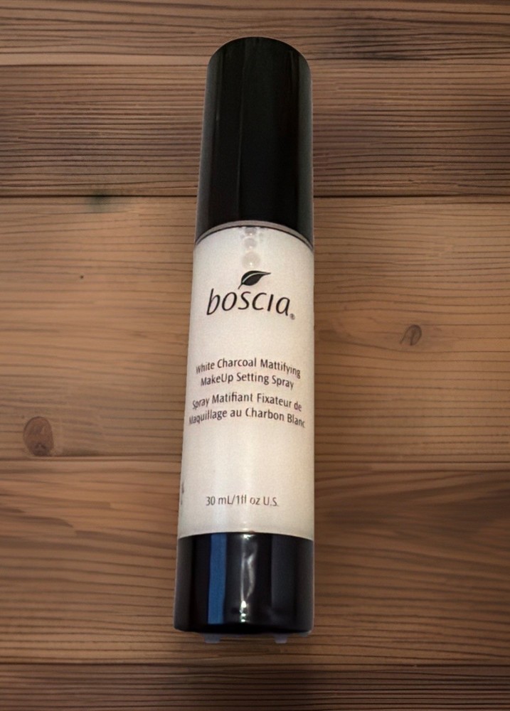 Boscia Makeup Face Setting Spray White Charcoal Mattifying 1oz