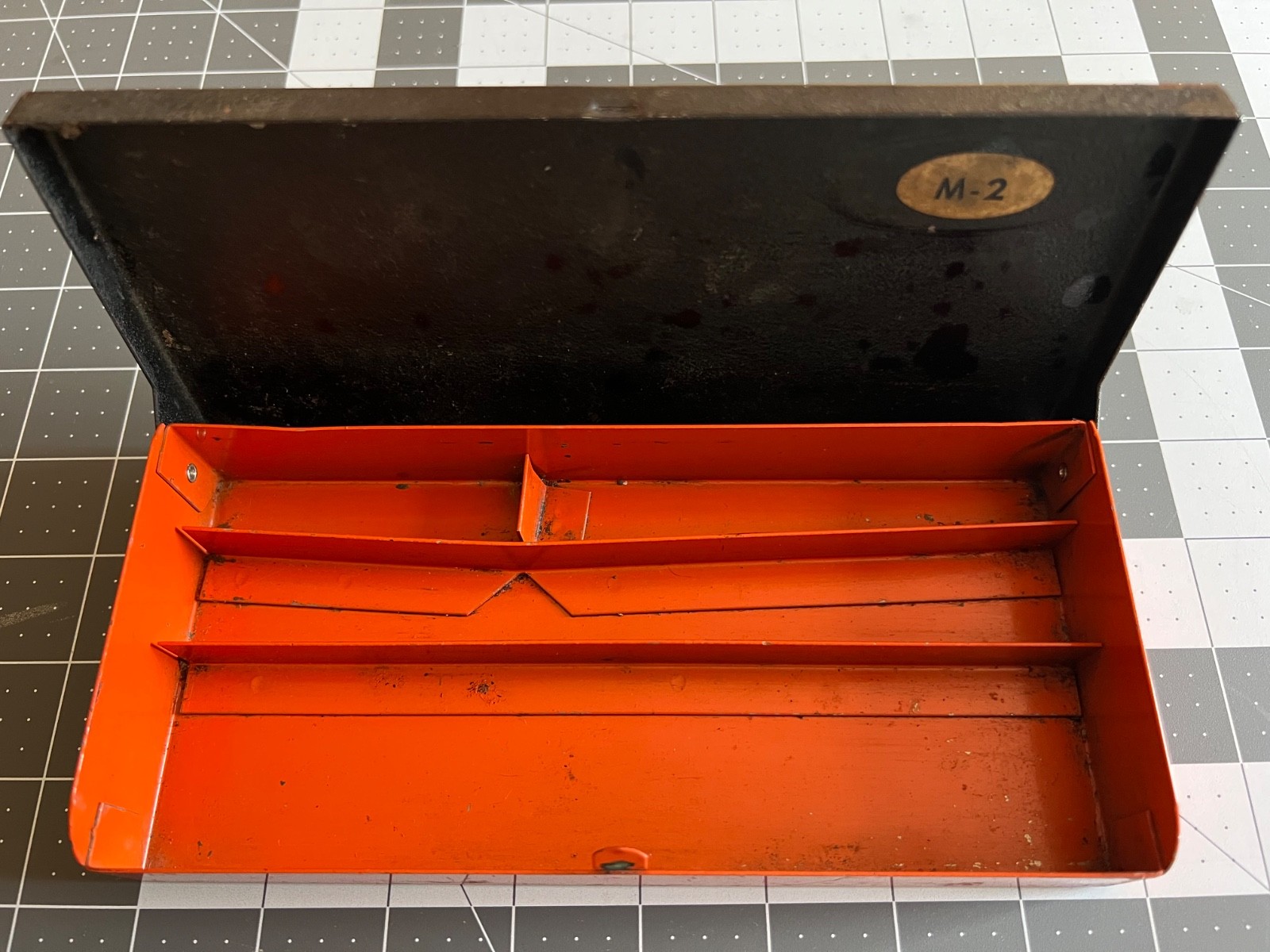 Vintage Williams Metal Box for Socket Set M-2 7 7/8” x 3 1/2” x 1 1/4”