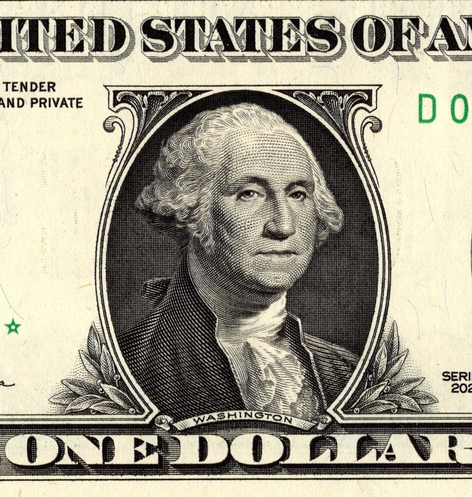 2021 D Star Note One Dollar Bill Regular Run Pack Note D08561041*