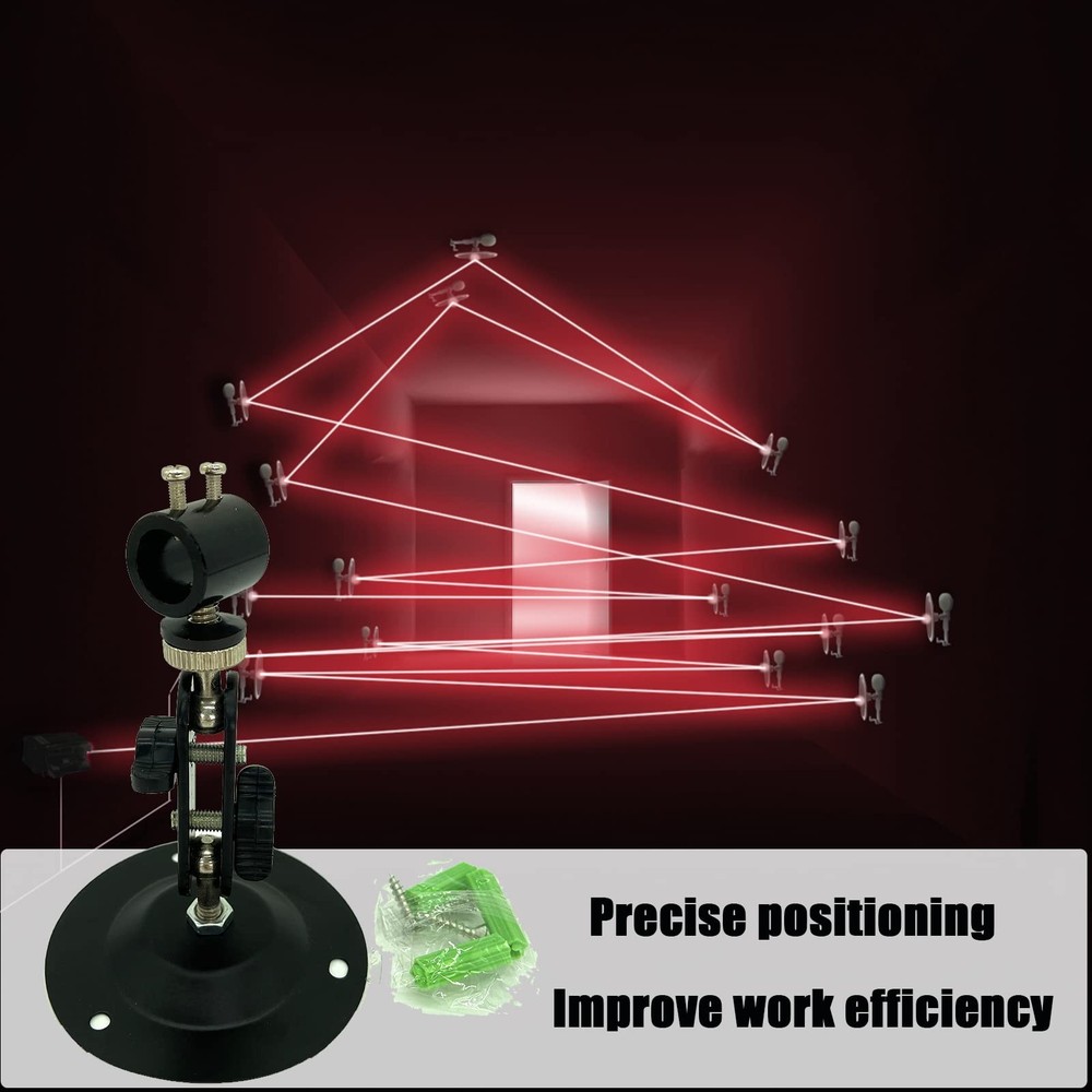 4 PCS Laser Positioning Bracket Module Fixing 360 Degree Adjustable 12mm Mount