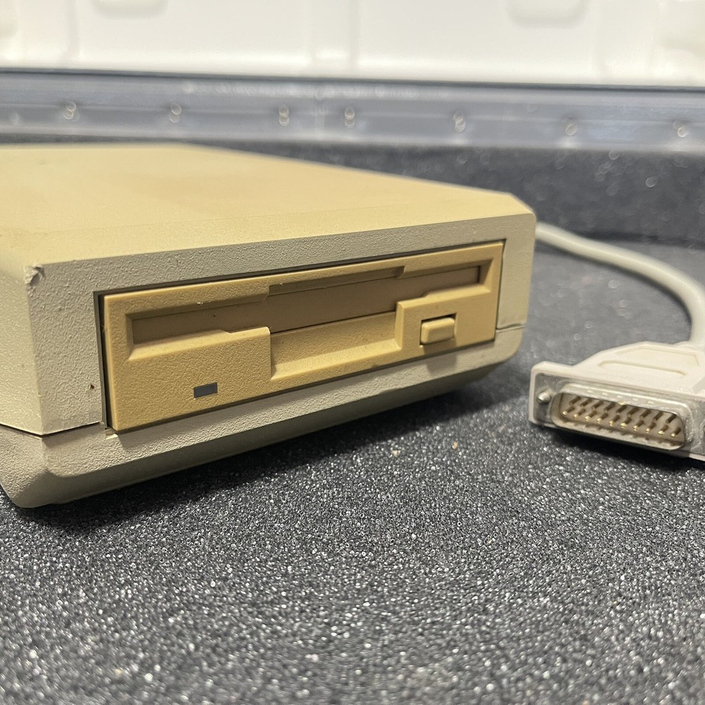 CUTTING EDGE INC. External 3.5" Disk Drive Floppy Vtg Computing Retro Gaming