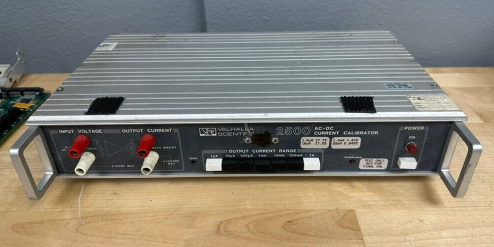 Valhalla Scientific Model 2500 AC-DC Current Calibrator (READ) AS IS