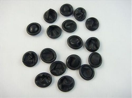 Rubber Black Finger tips Cots Finger stall Anti Static 100pcs 2inch