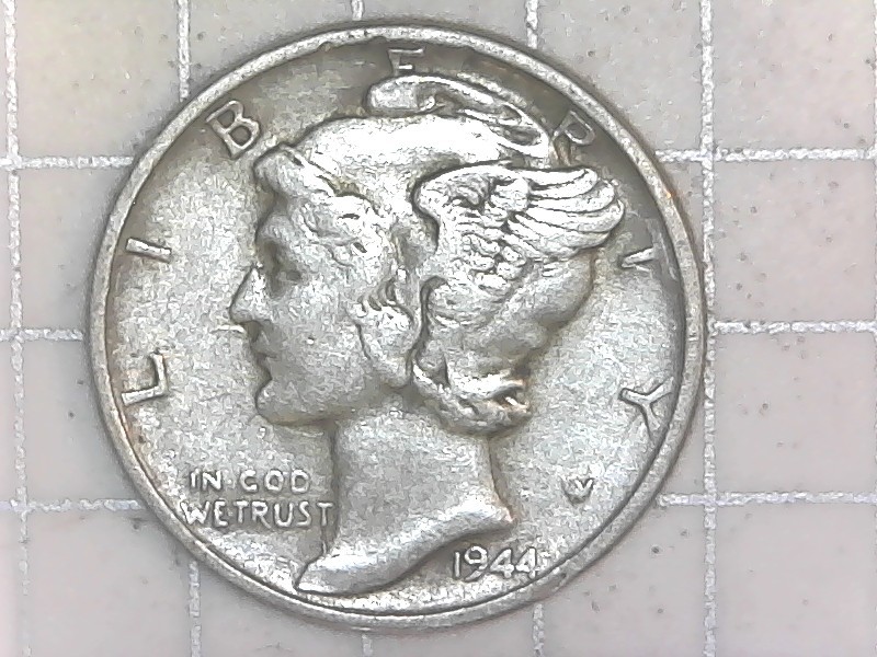 1944 S Mercury Dime  90% Silver
