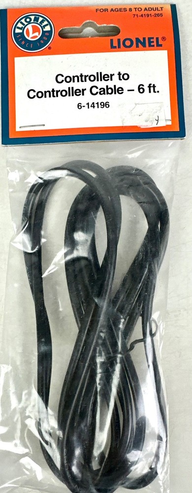 Lionel 6-14196 Controller to Controller Cable - 6 Feet (Black)