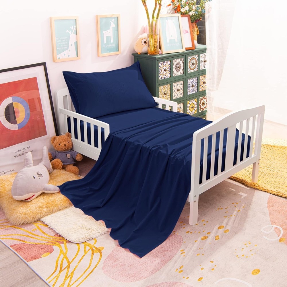 Breathable Crib Bedding Set, Quilted Comforter